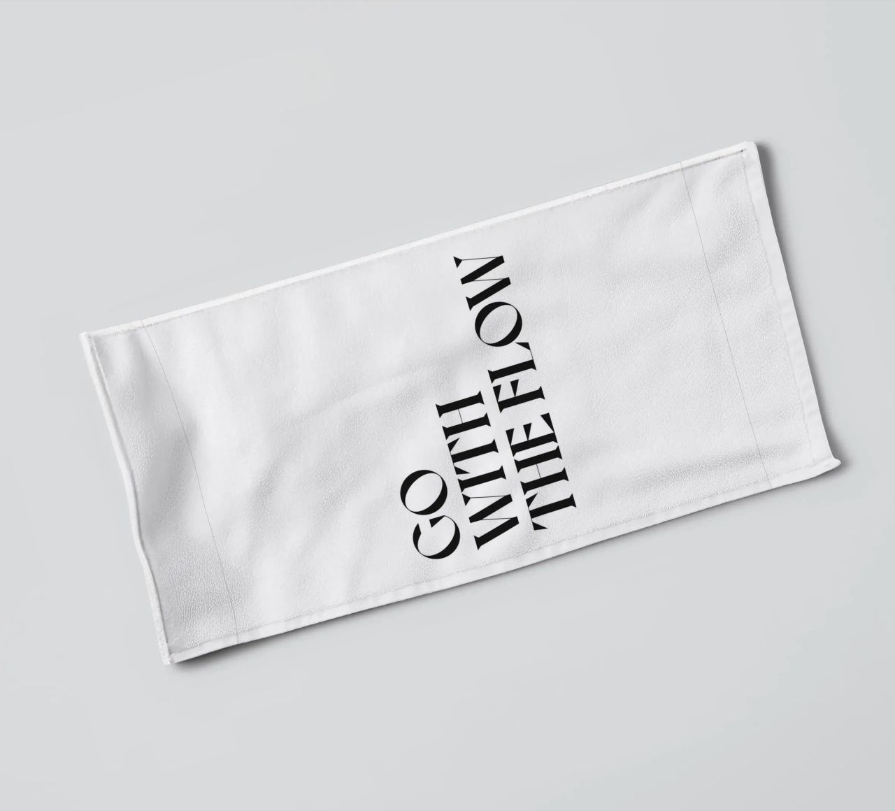 MET DE STROOM MEEGAAN badhanddoek van n.4