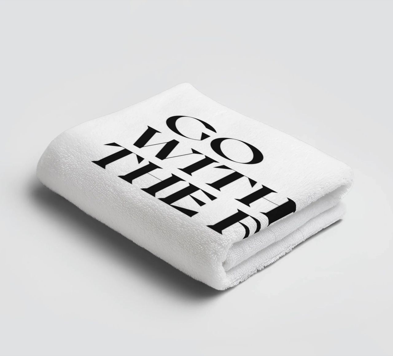 MET DE STROOM MEEGAAN badhanddoek van n.4