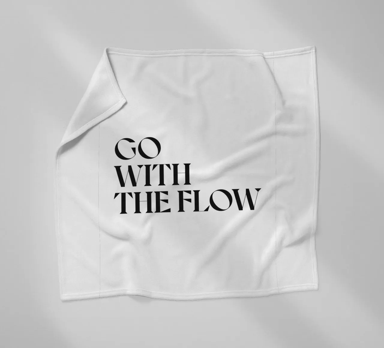 GO WITH THE FLOW fleece blanket by n.4