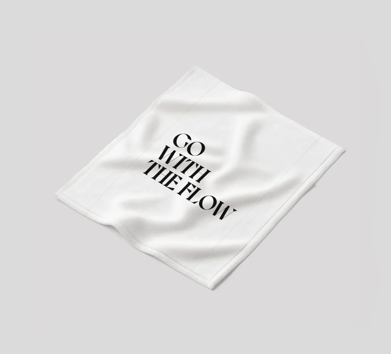GO WITH THE FLOW fleece blanket by n.4