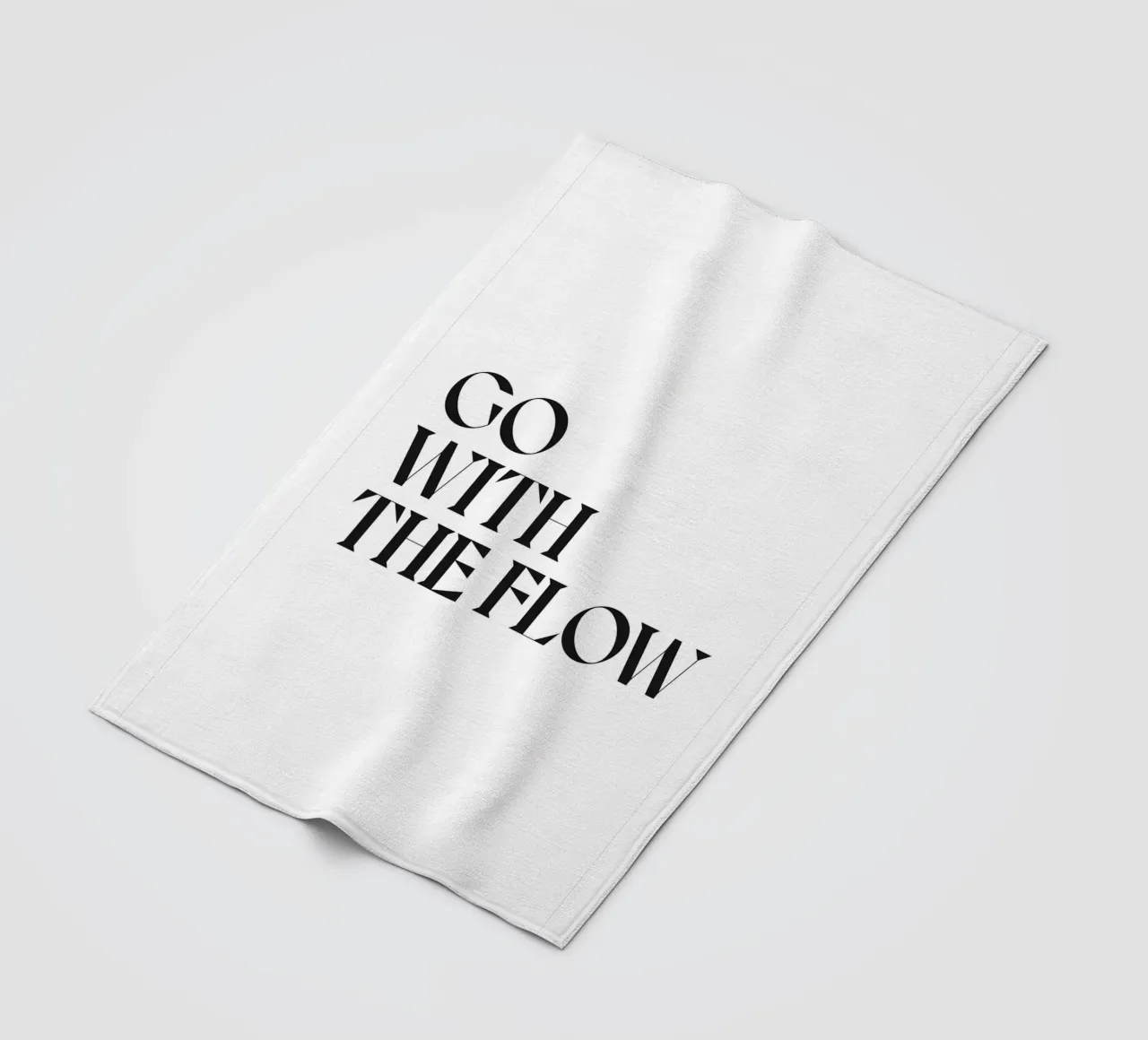 GO WITH THE FLOW fleece blanket by n.4