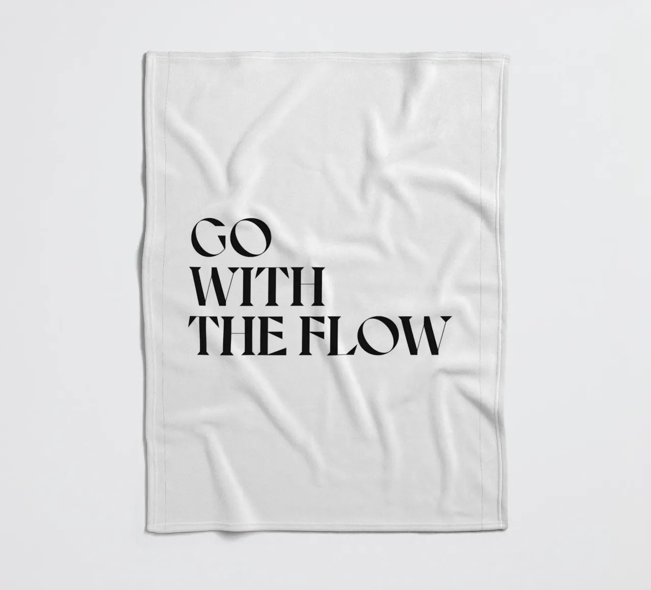 GO WITH THE FLOW fleece blanket by n.4