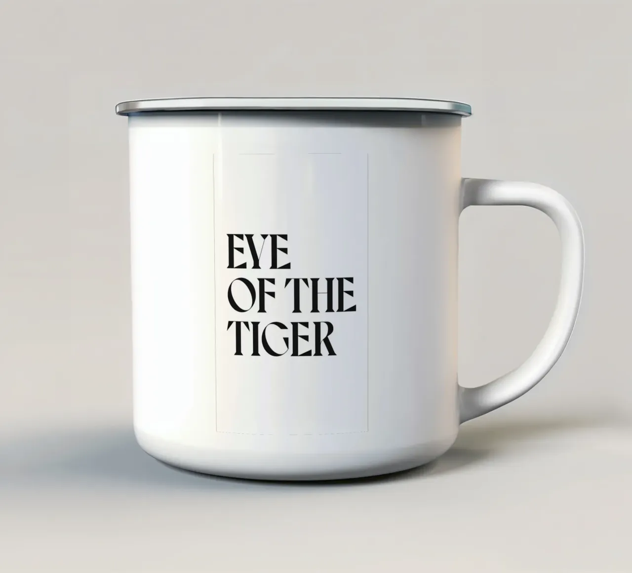 OCCHIO DELLA TIGRE tazza in smalto da n.4
