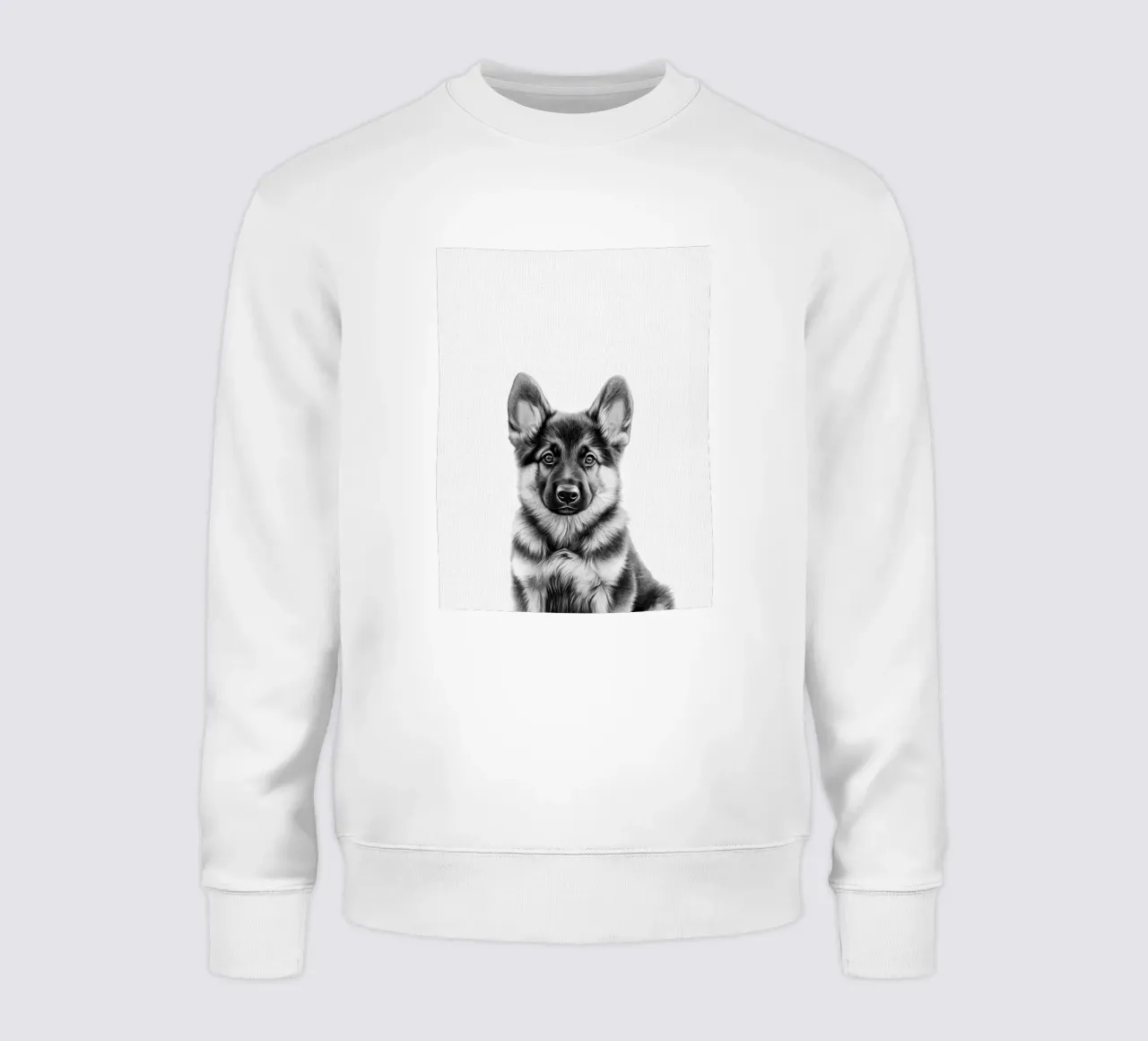 Felix cucciolo di pastore tedesco B&N felpa da Carinaprint