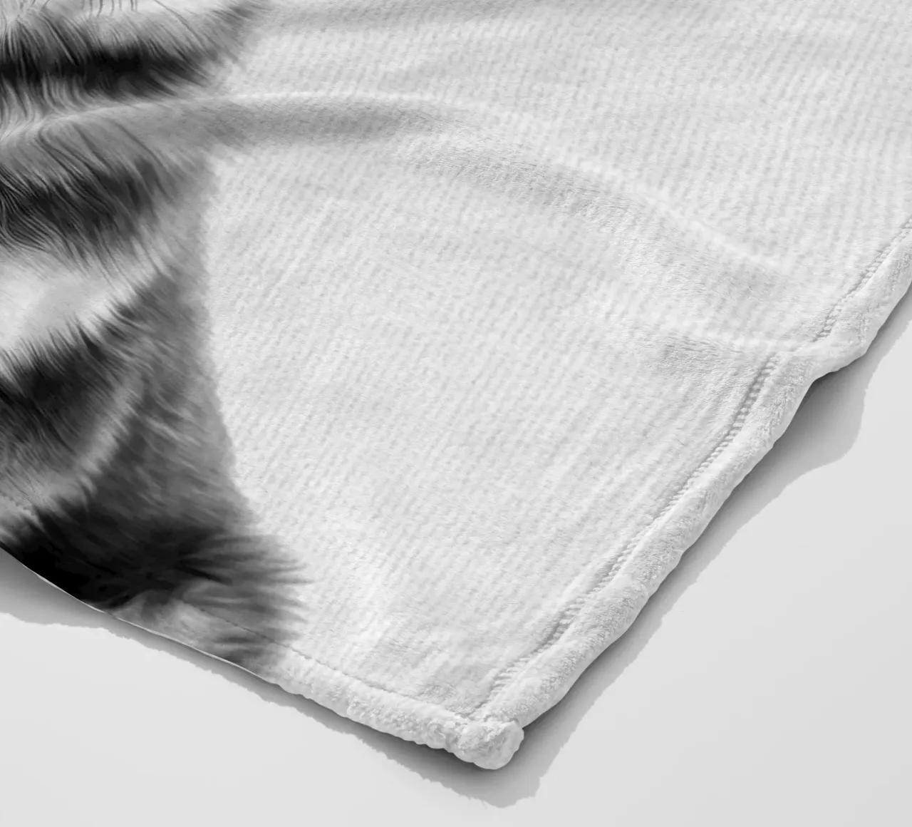 Felix cucciolo di pastore tedesco B&N coperta in pile da Carinaprint