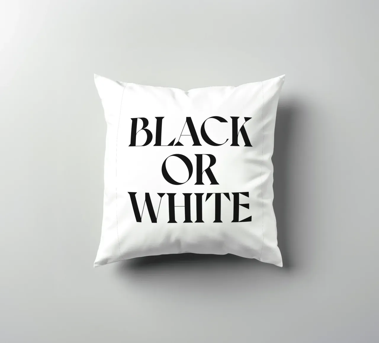 BLACK OR WHITE decorative cushion by n.4