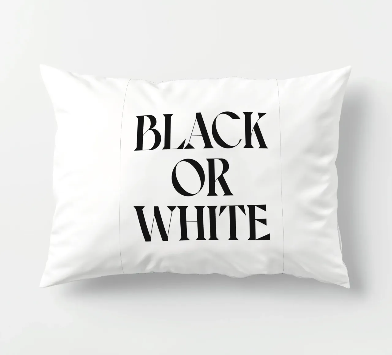 BLACK OR WHITE decorative cushion by n.4