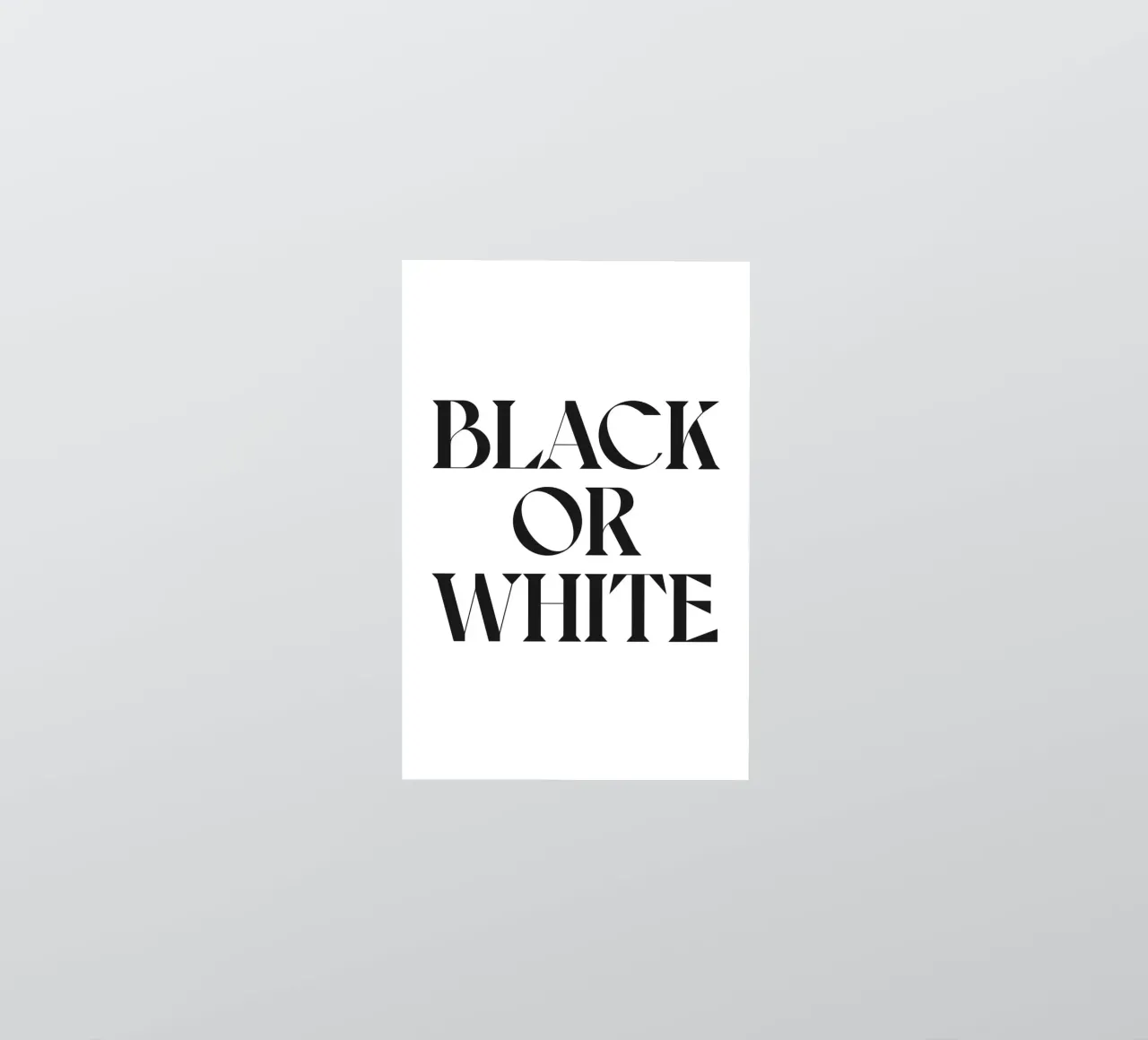 BLACK OR WHITE sticker by n.4