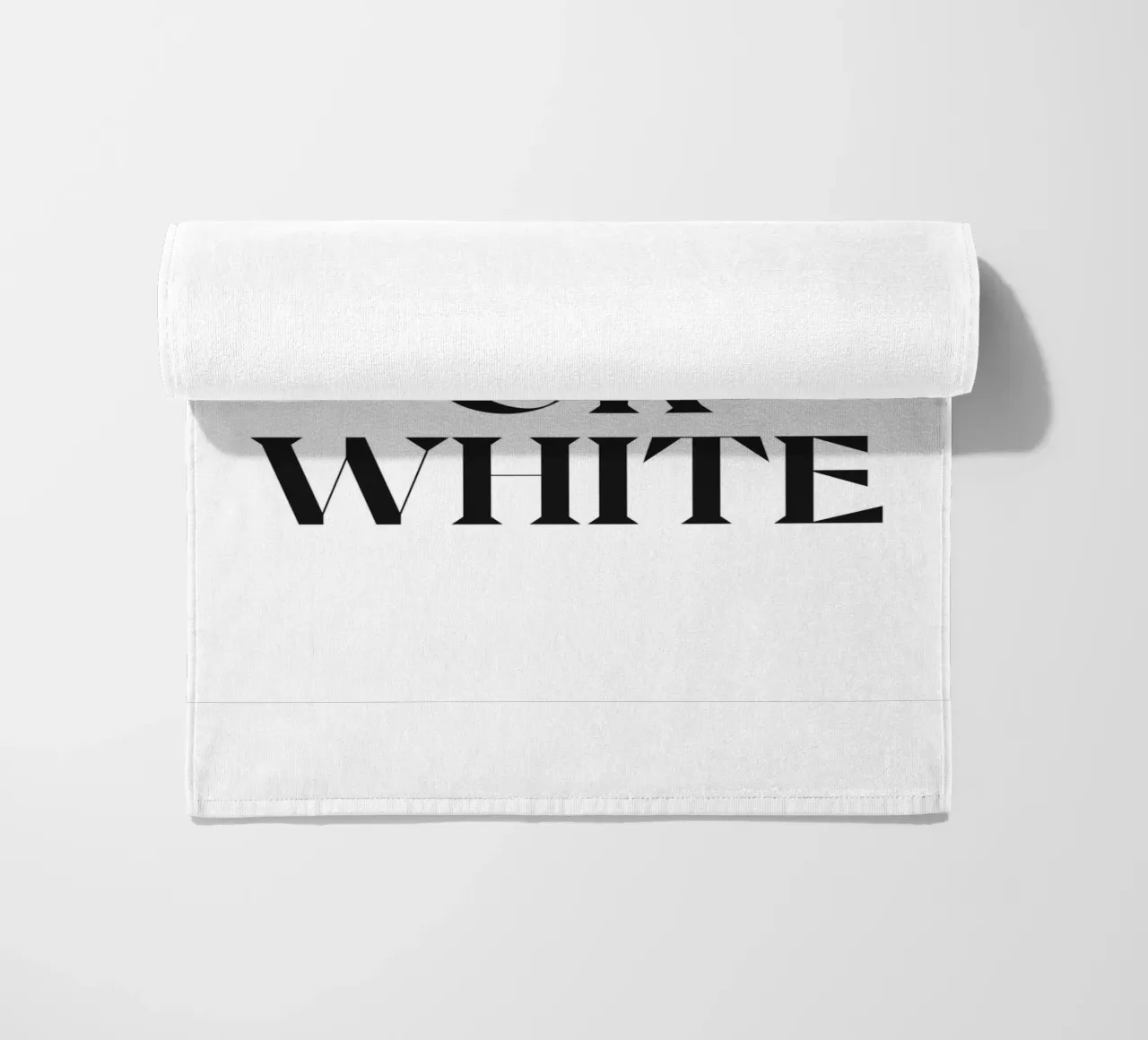 BLACK OR WHITE beach towel by n.4
