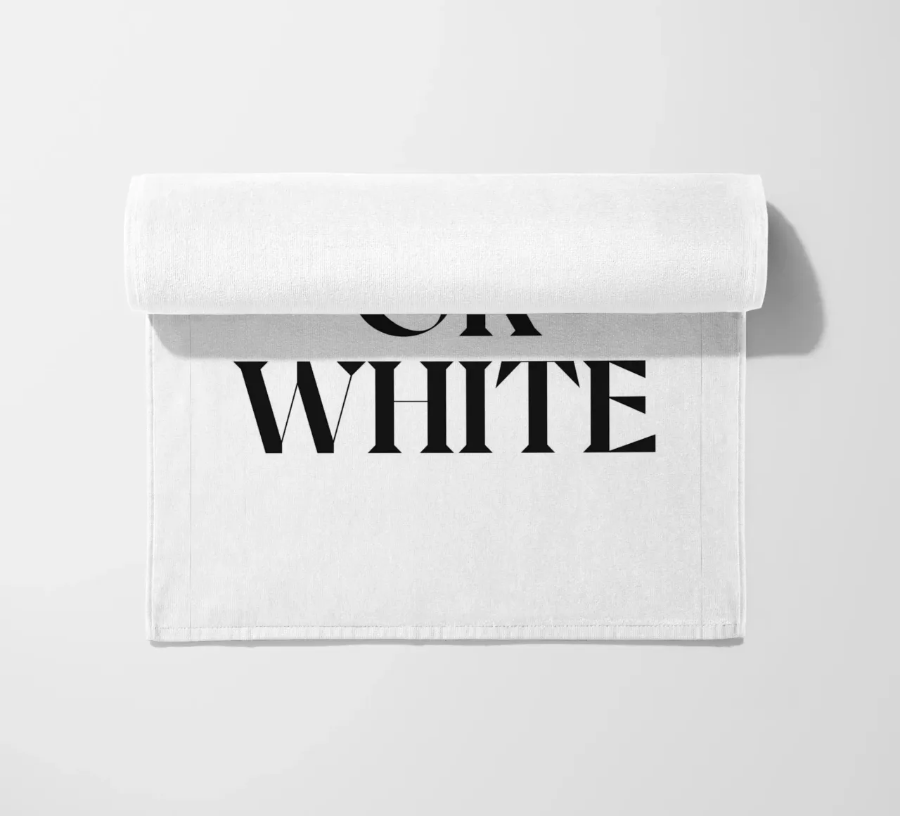 BLACK OR WHITE beach towel by n.4