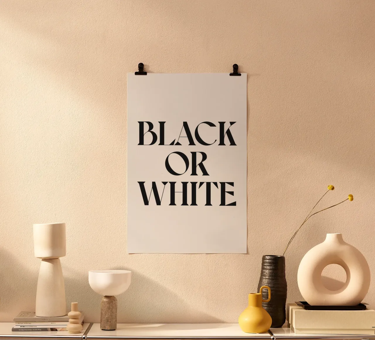 SCHWARZ ODER WEISS Poster von n.4