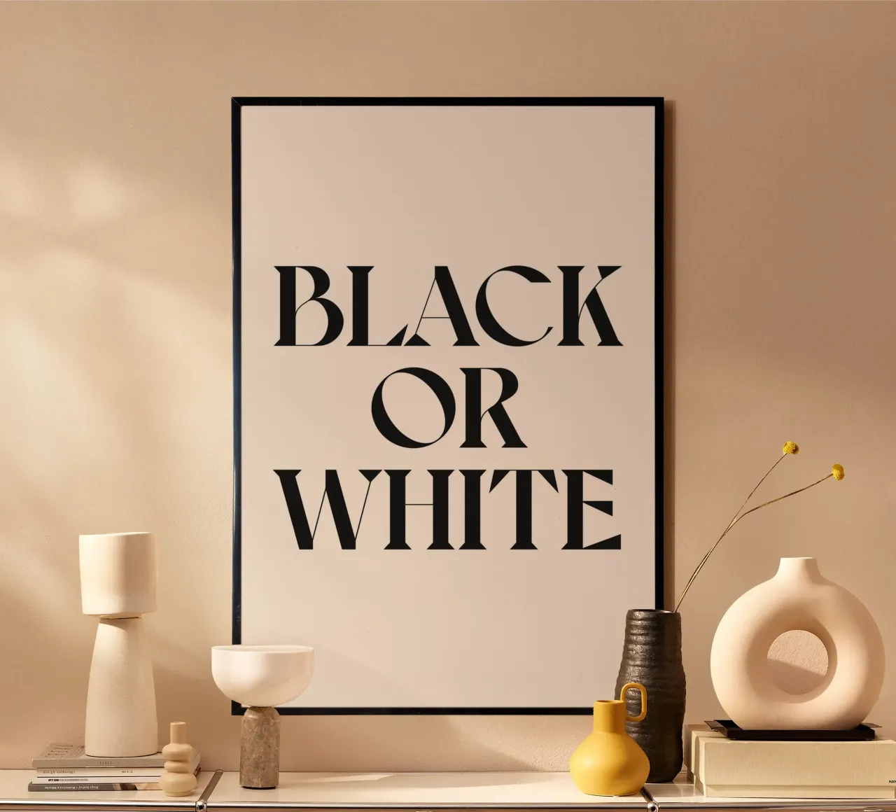 SCHWARZ ODER WEISS Poster von n.4