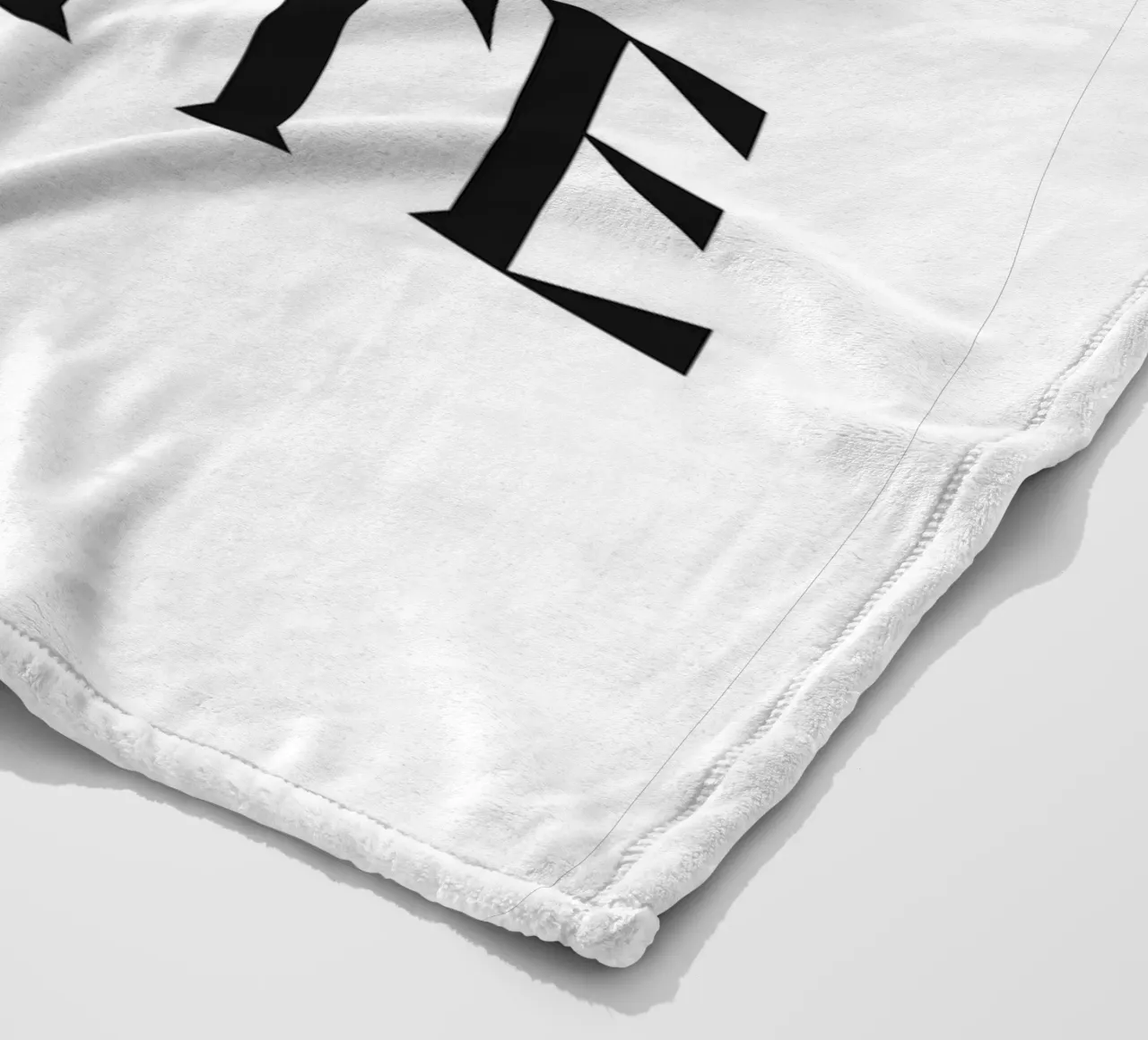 NERO O BIANCO coperta in pile da n.4