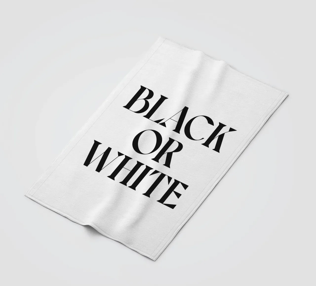 SCHWARZ ODER WEISS Fleecedecke von n.4
