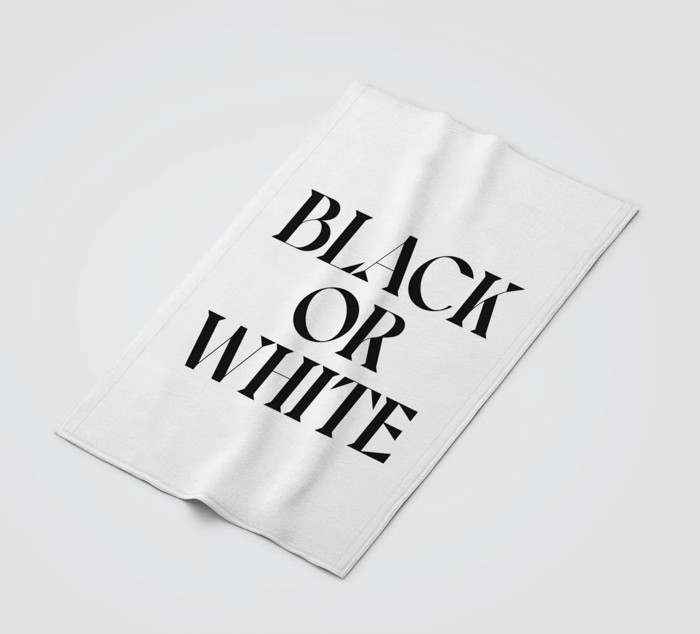 SCHWARZ ODER WEISS Fleecedecke von n.4