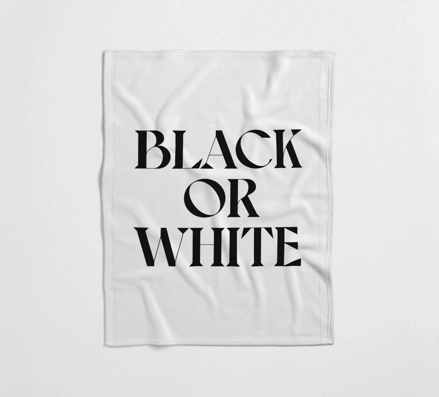SCHWARZ ODER WEISS Fleecedecke von n.4