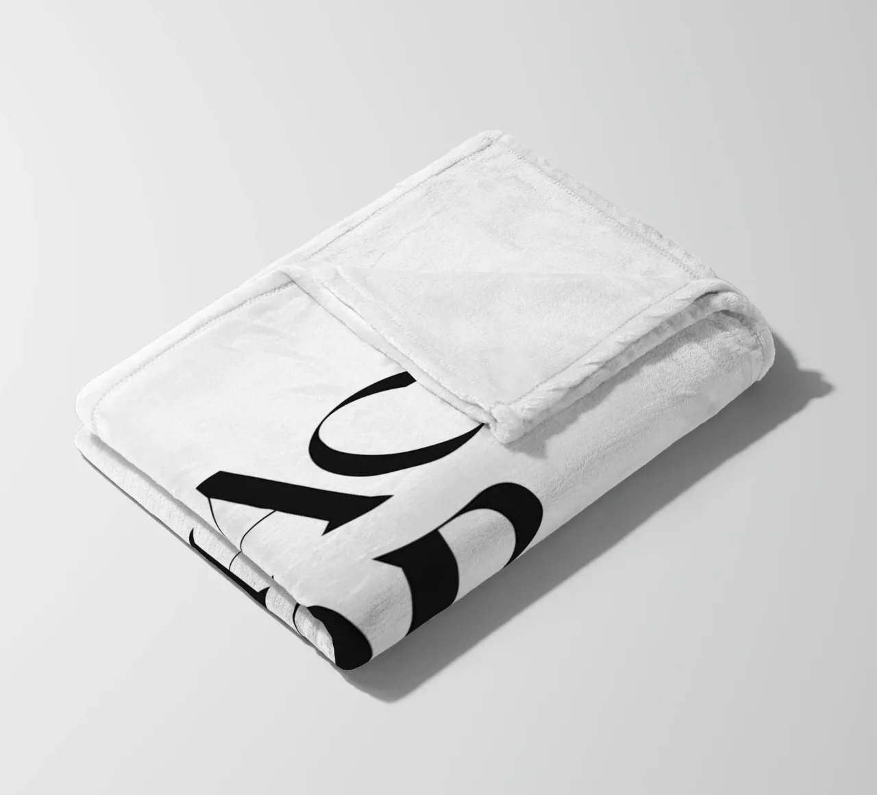 NERO O BIANCO coperta in pile da n.4