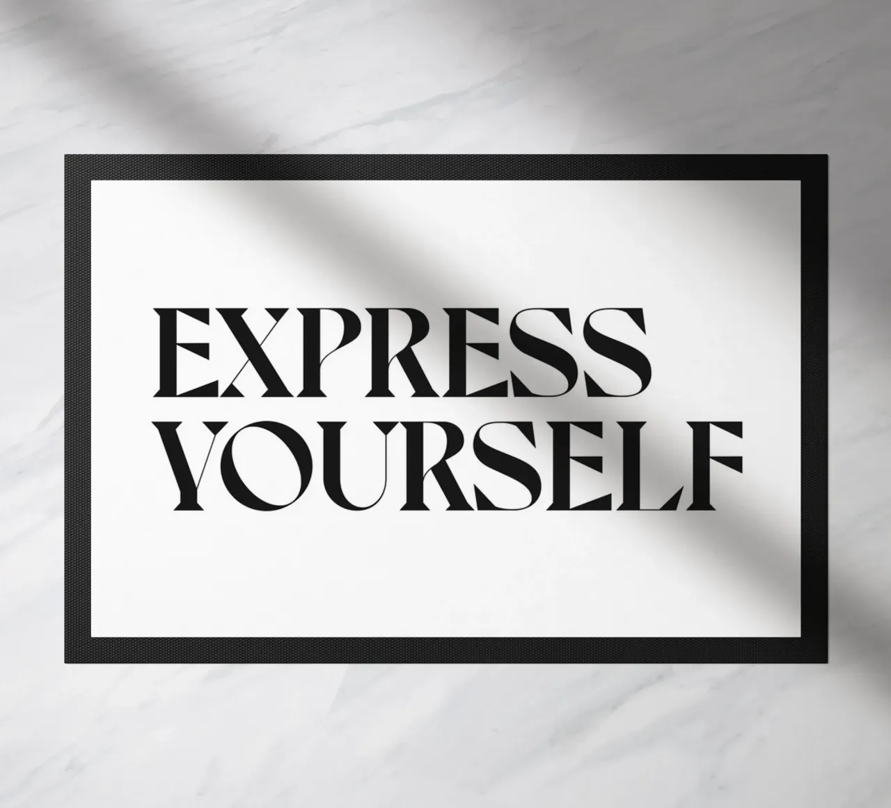 EXPRESS YOURSELF doormat by n.4