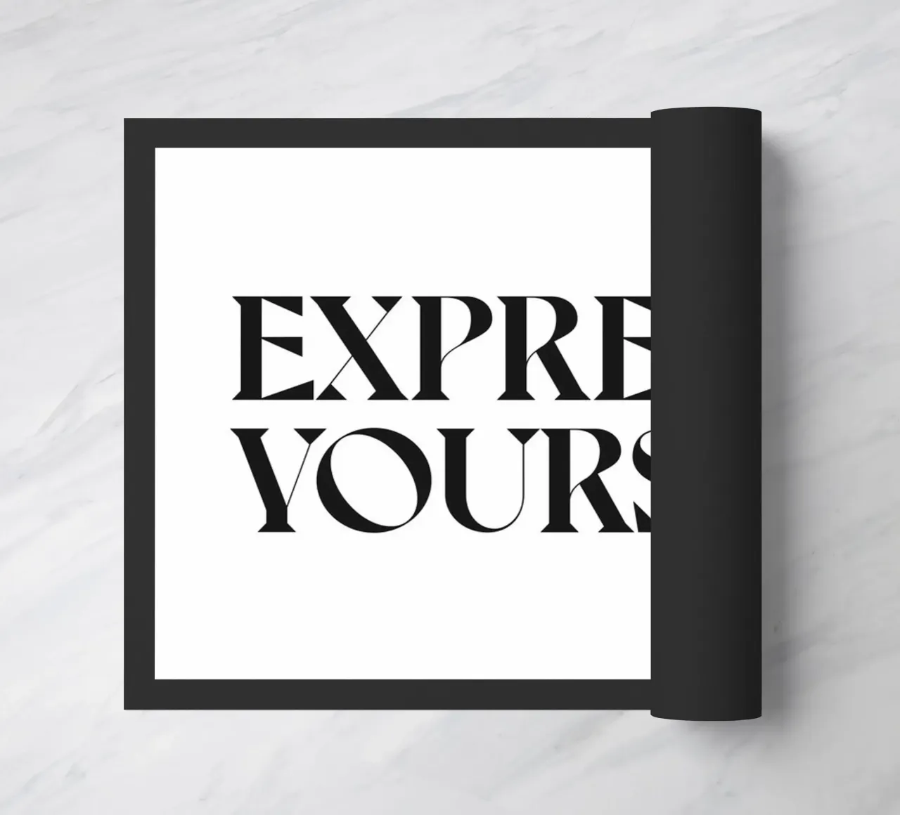 EXPRESS YOURSELF doormat by n.4