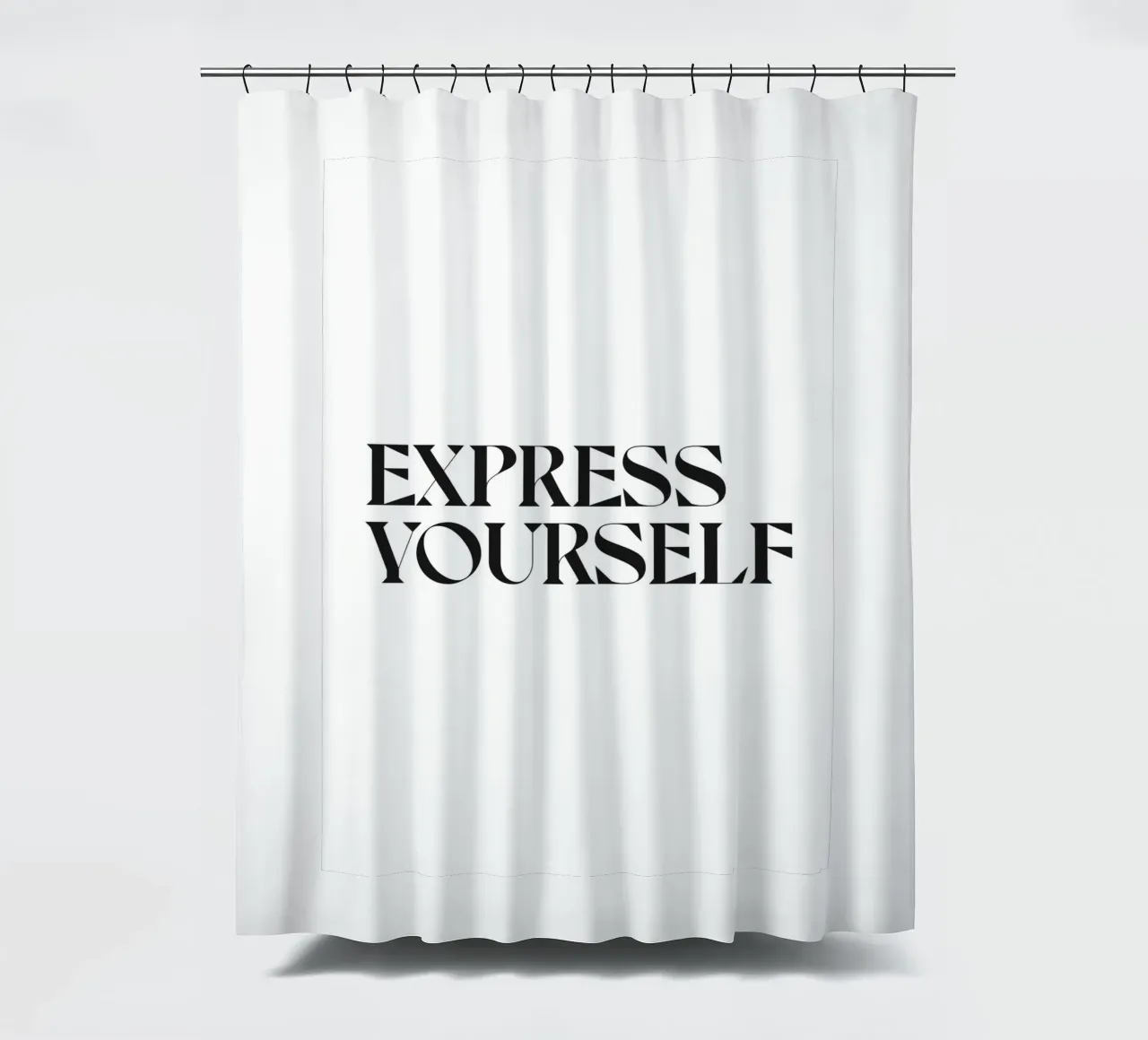 EXPRESS YOURSELF shower curtain by n.4