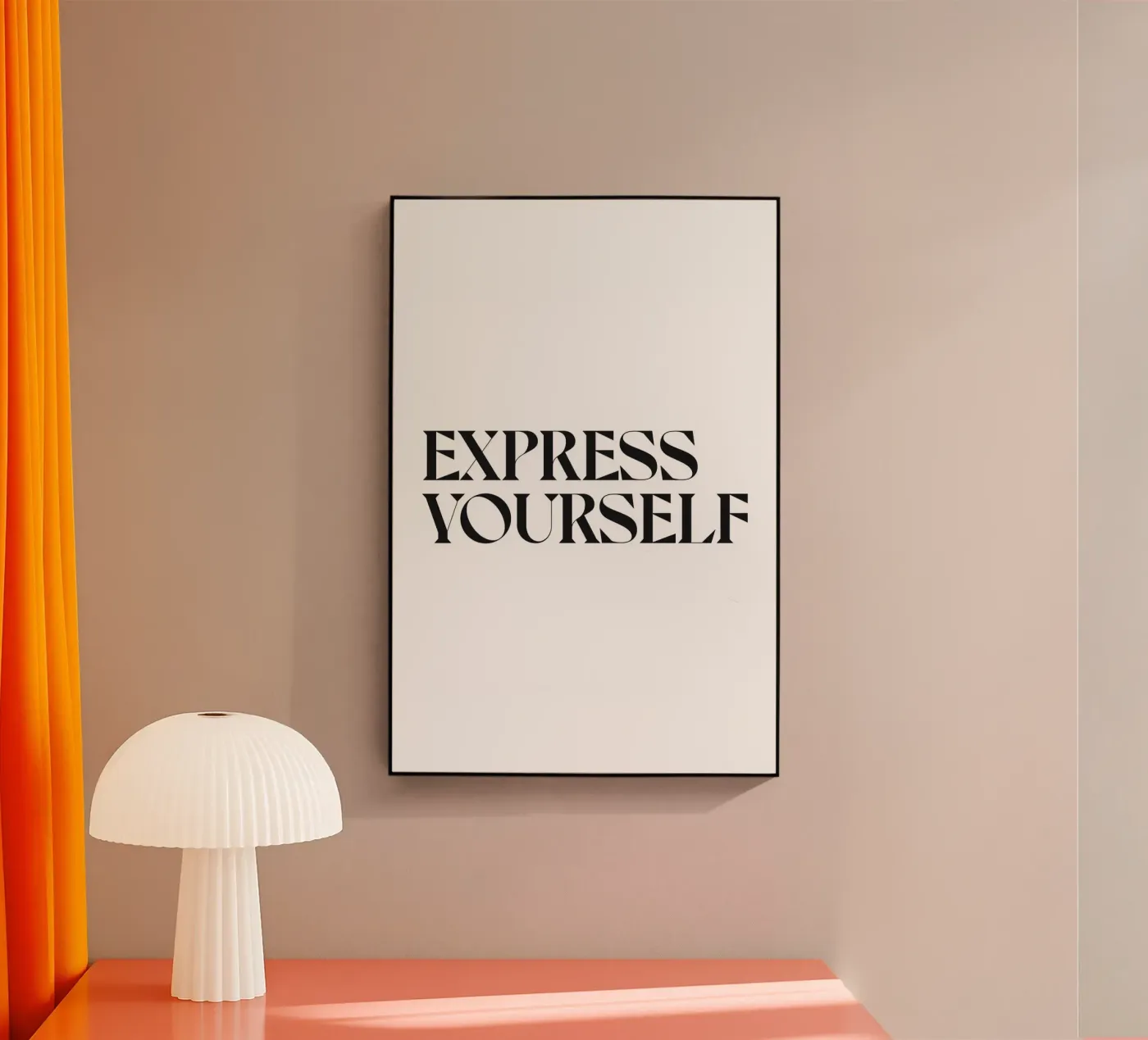 EXPRESS YOURSELF Acryl-Glas von n.4