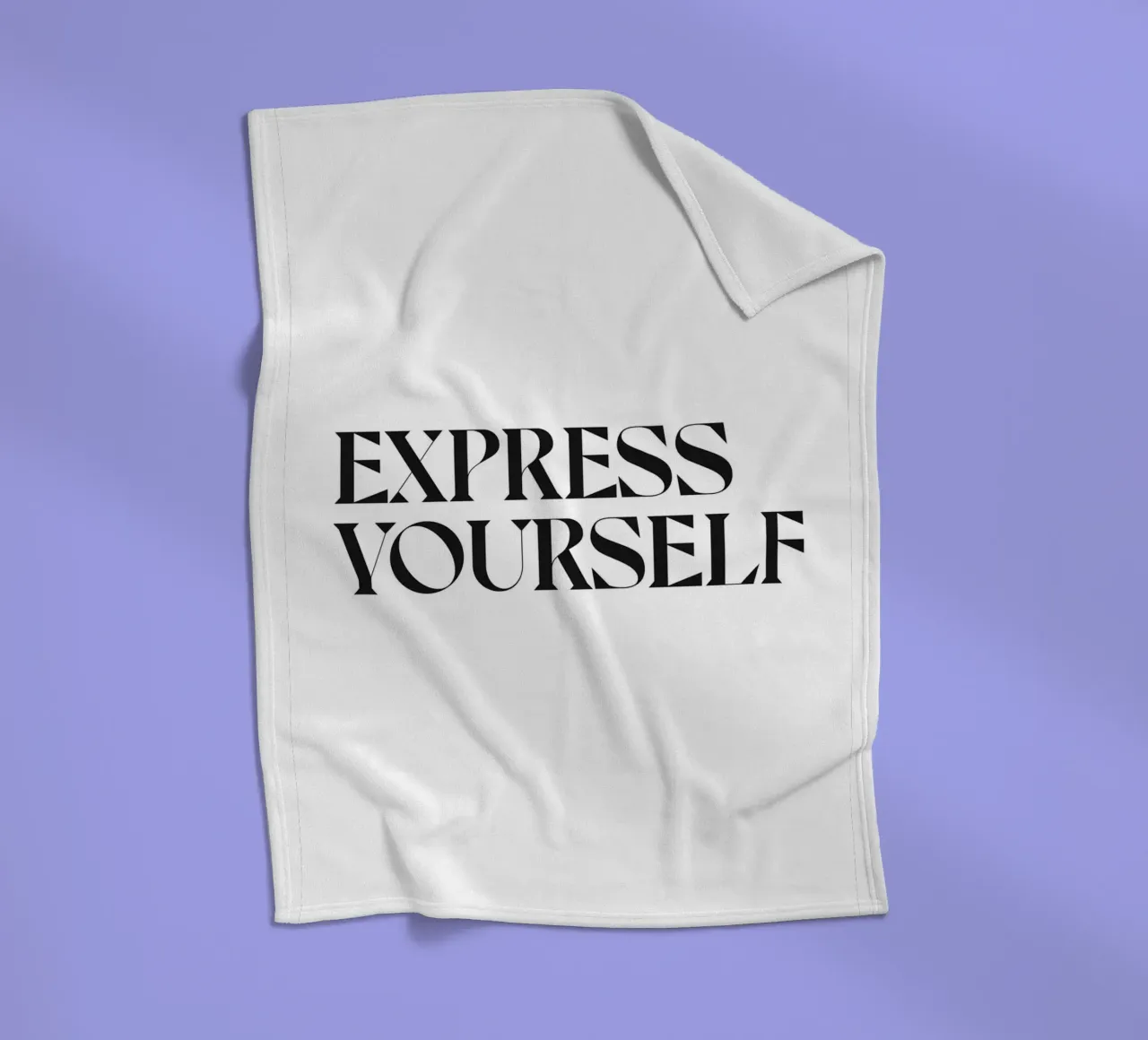 EXPRESS YOURSELF Fleecedecke von n.4