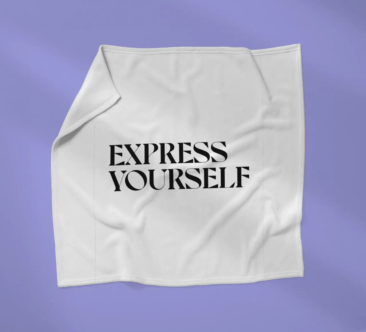 EXPRESS YOURSELF Fleecedecke von n.4