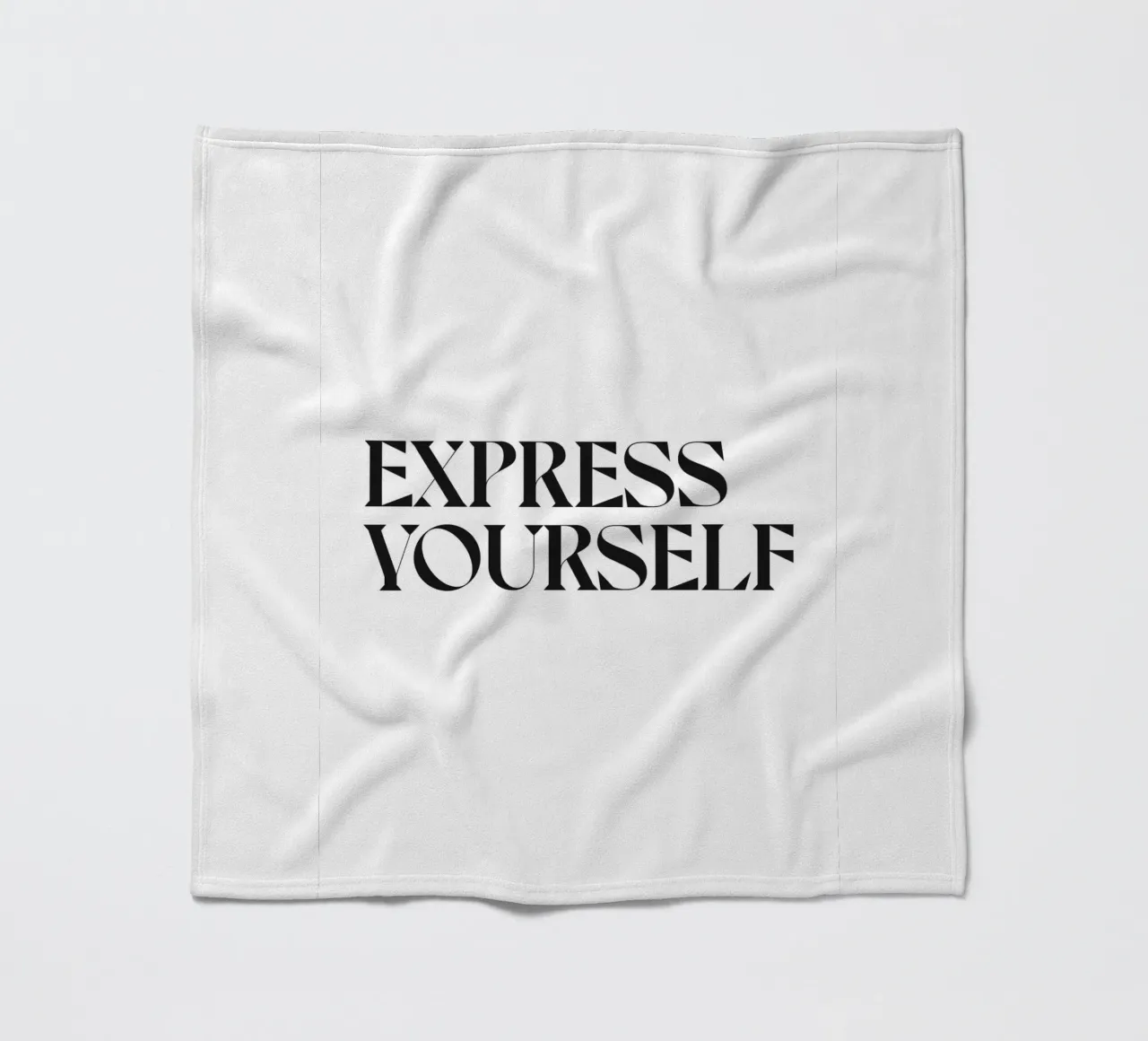 EXPRESS YOURSELF Fleecedecke von n.4
