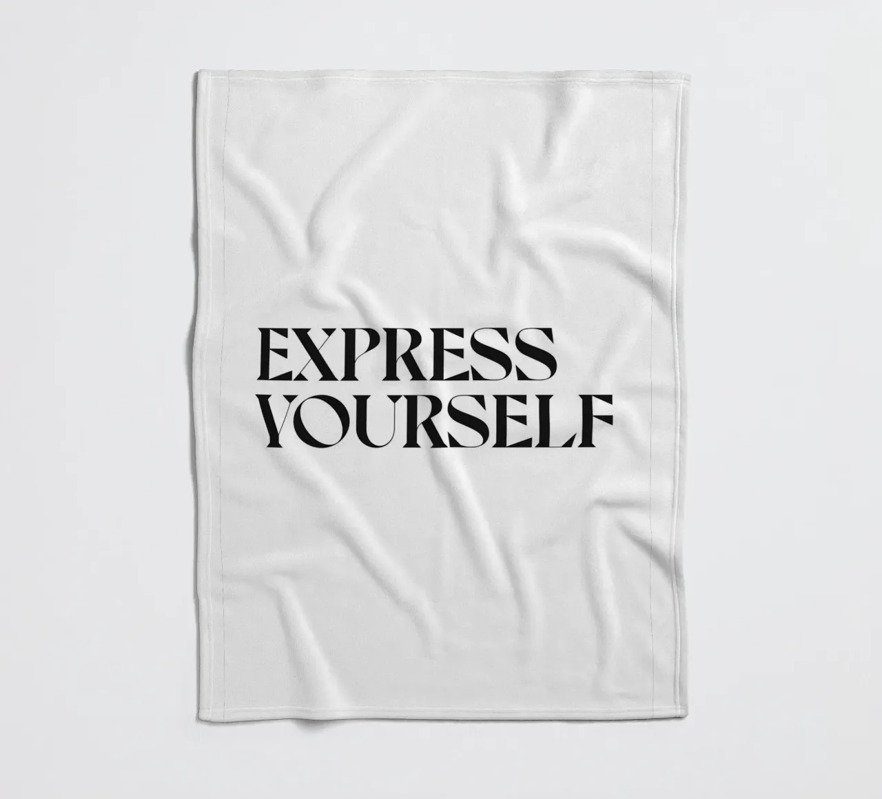 EXPRESS YOURSELF Fleecedecke von n.4