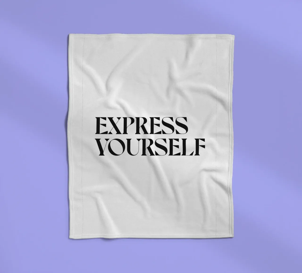 EXPRESS YOURSELF Fleecedecke von n.4