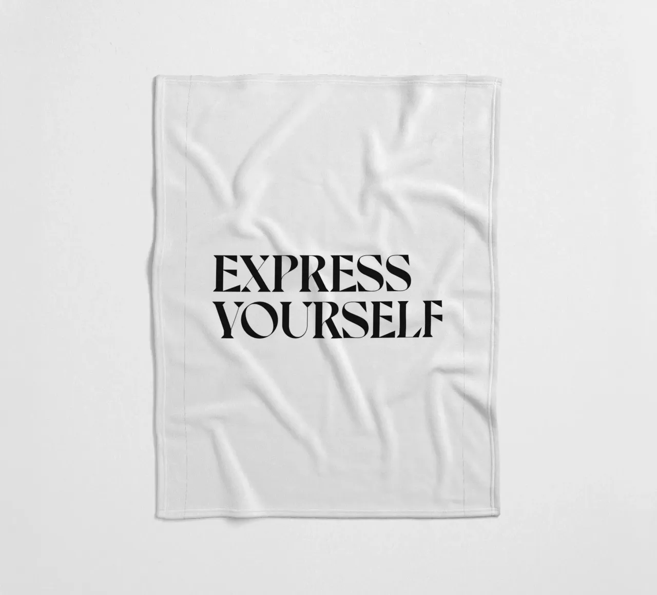 EXPRESS YOURSELF Fleecedecke von n.4