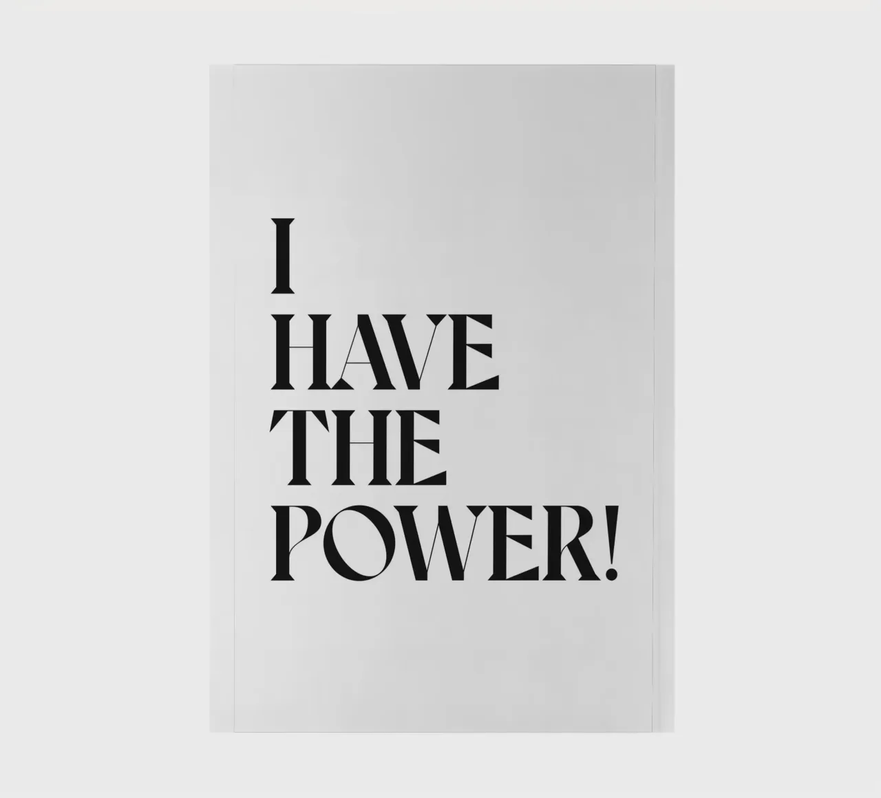 I HAVE THE POWER! notebook by n.4