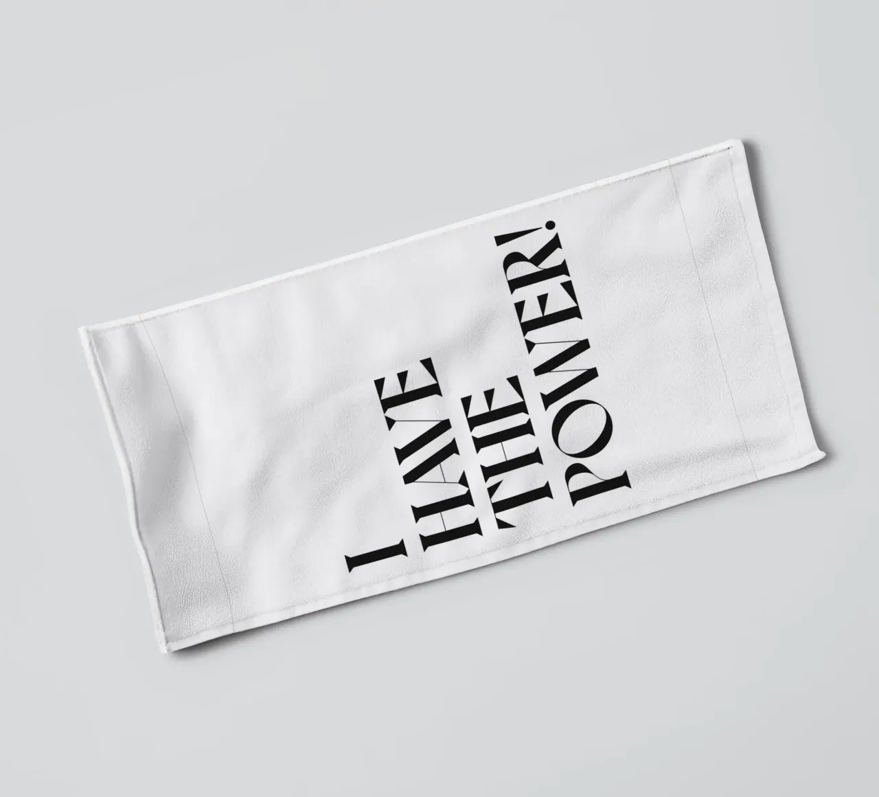 J'AI LE POUVOIR ! serviette de bain de n.4