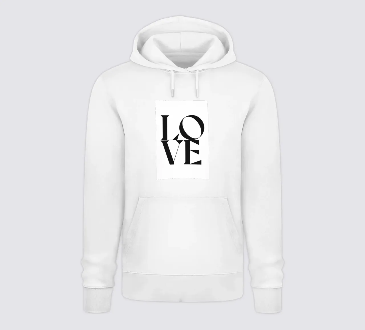 L O V E felpa con cappuccio da n.4