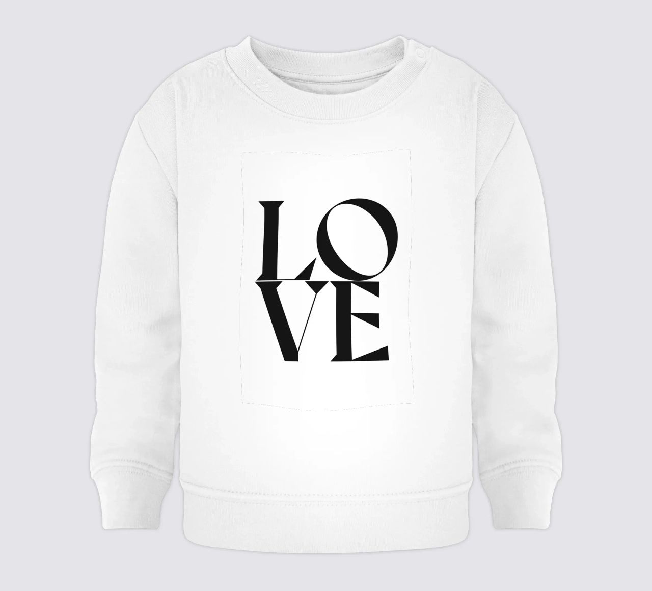 L O V E felpa neonato da n.4