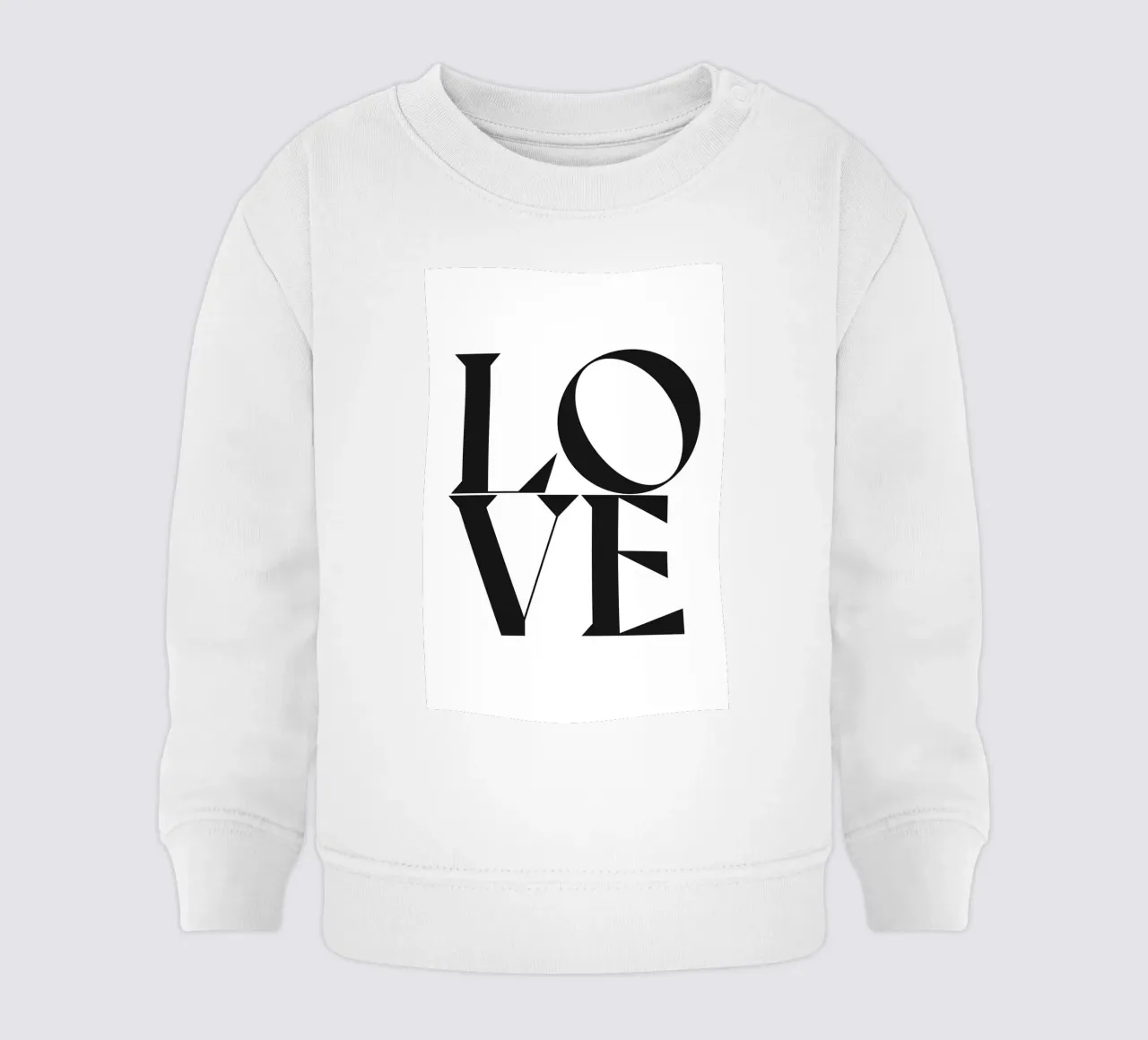 L O V E felpa neonato da n.4