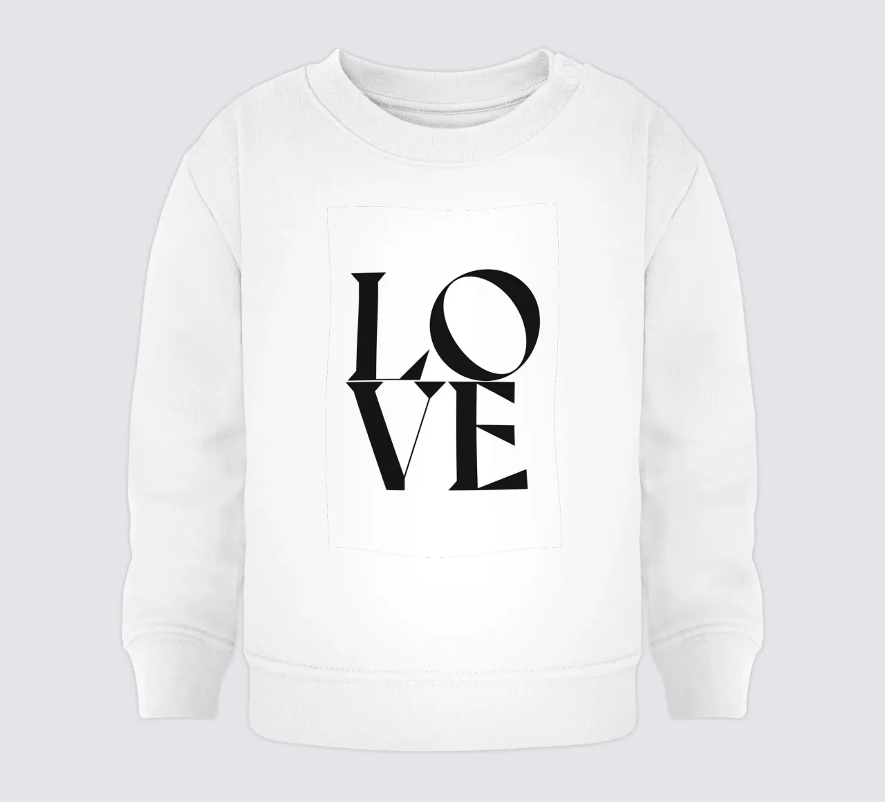L O V E sudadera de bebé de n.4