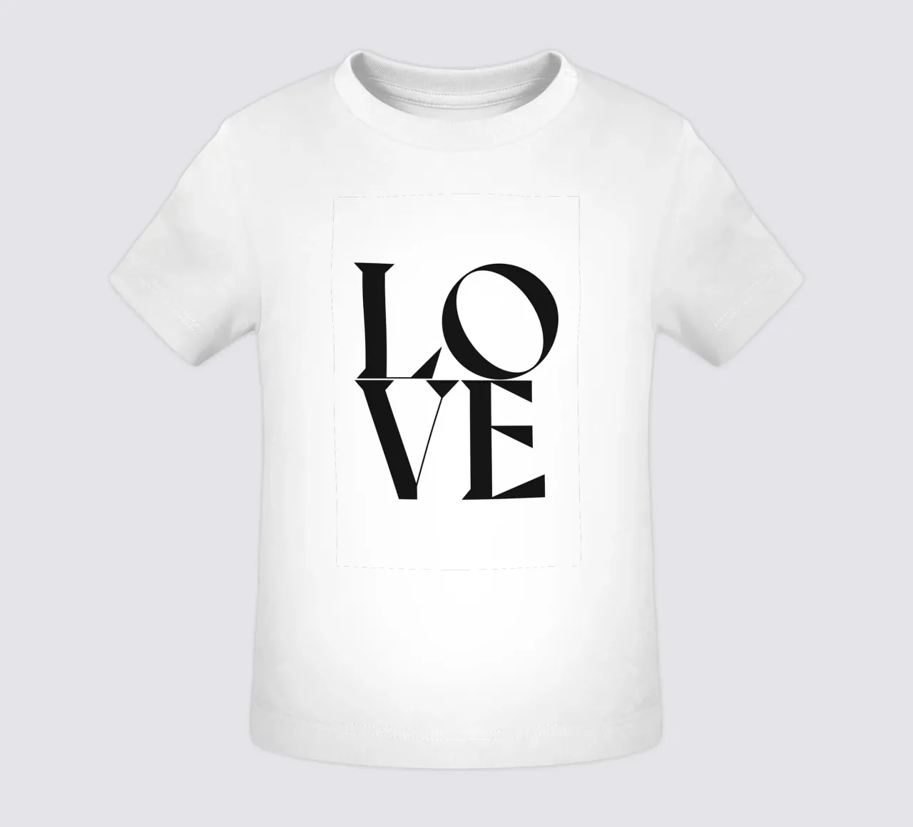 L O V E maglietta neonato da n.4