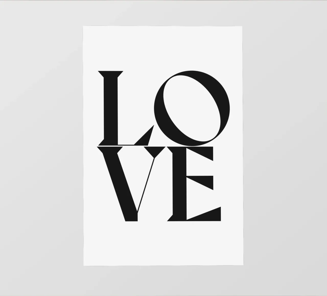 L O V E pellicola backlit da n.4