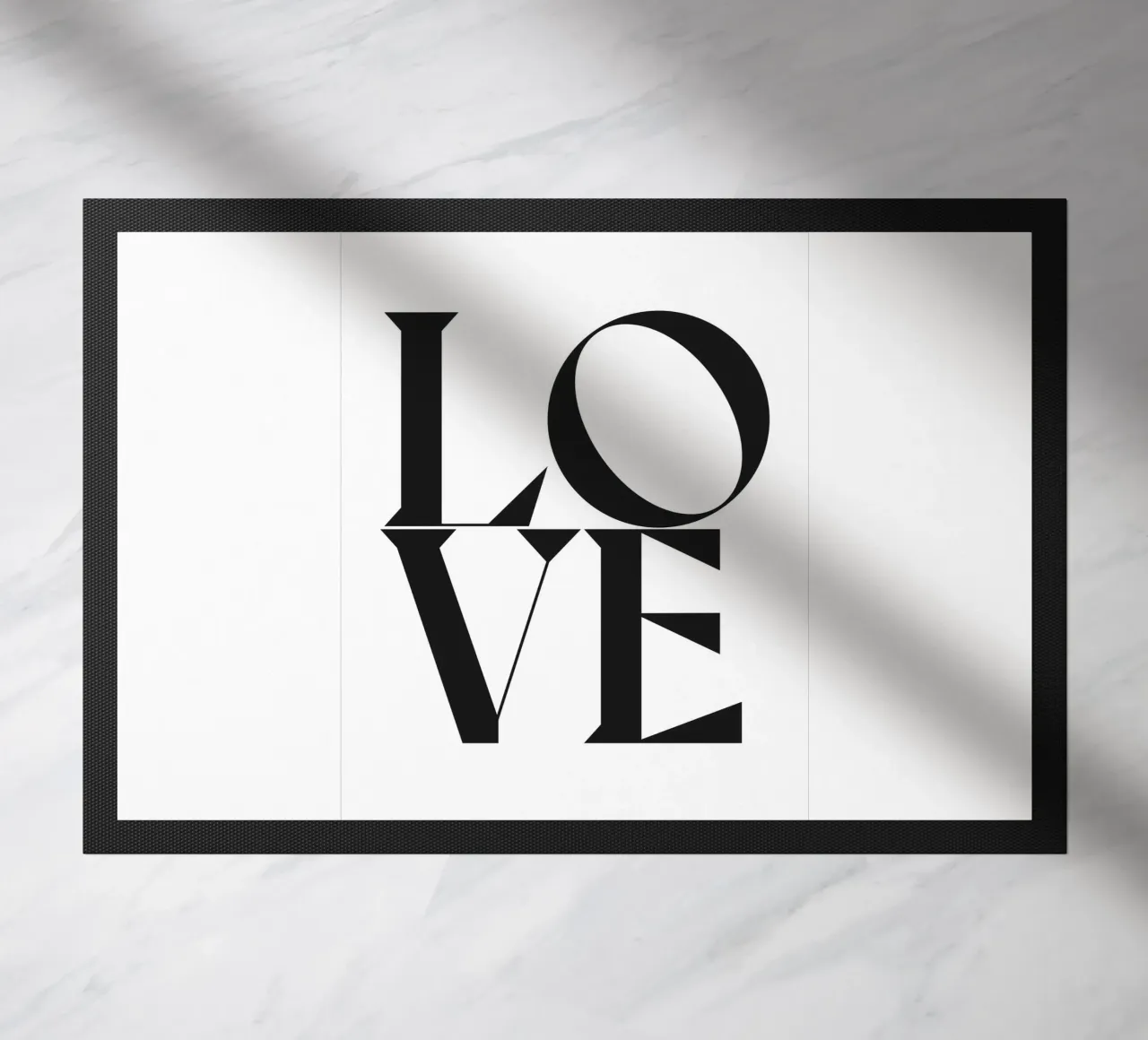 L O V E felpudo de n.4