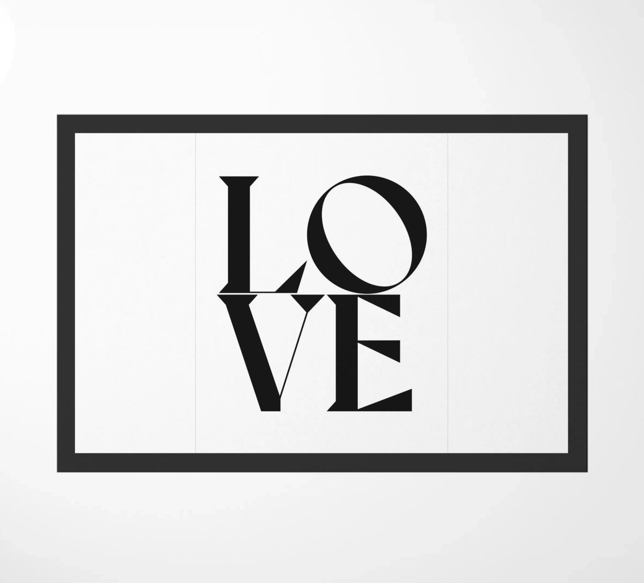 L O V E zerbino da n.4