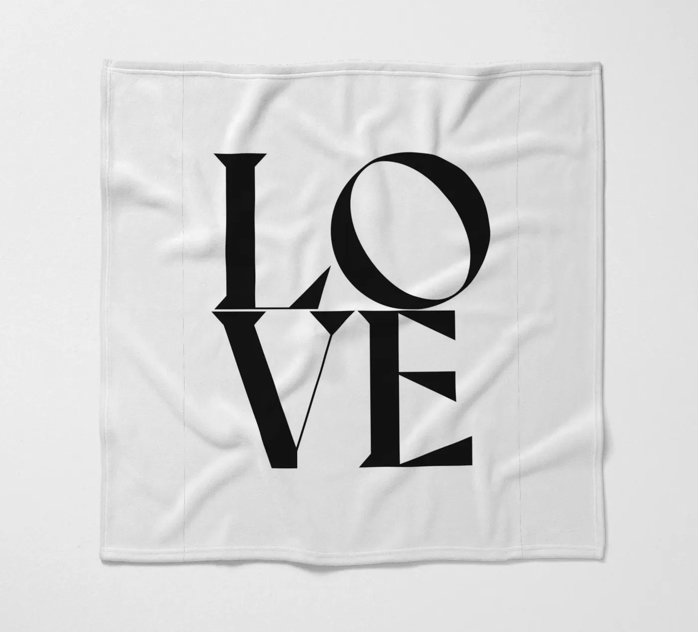 L O V E fleecedeken van n.4