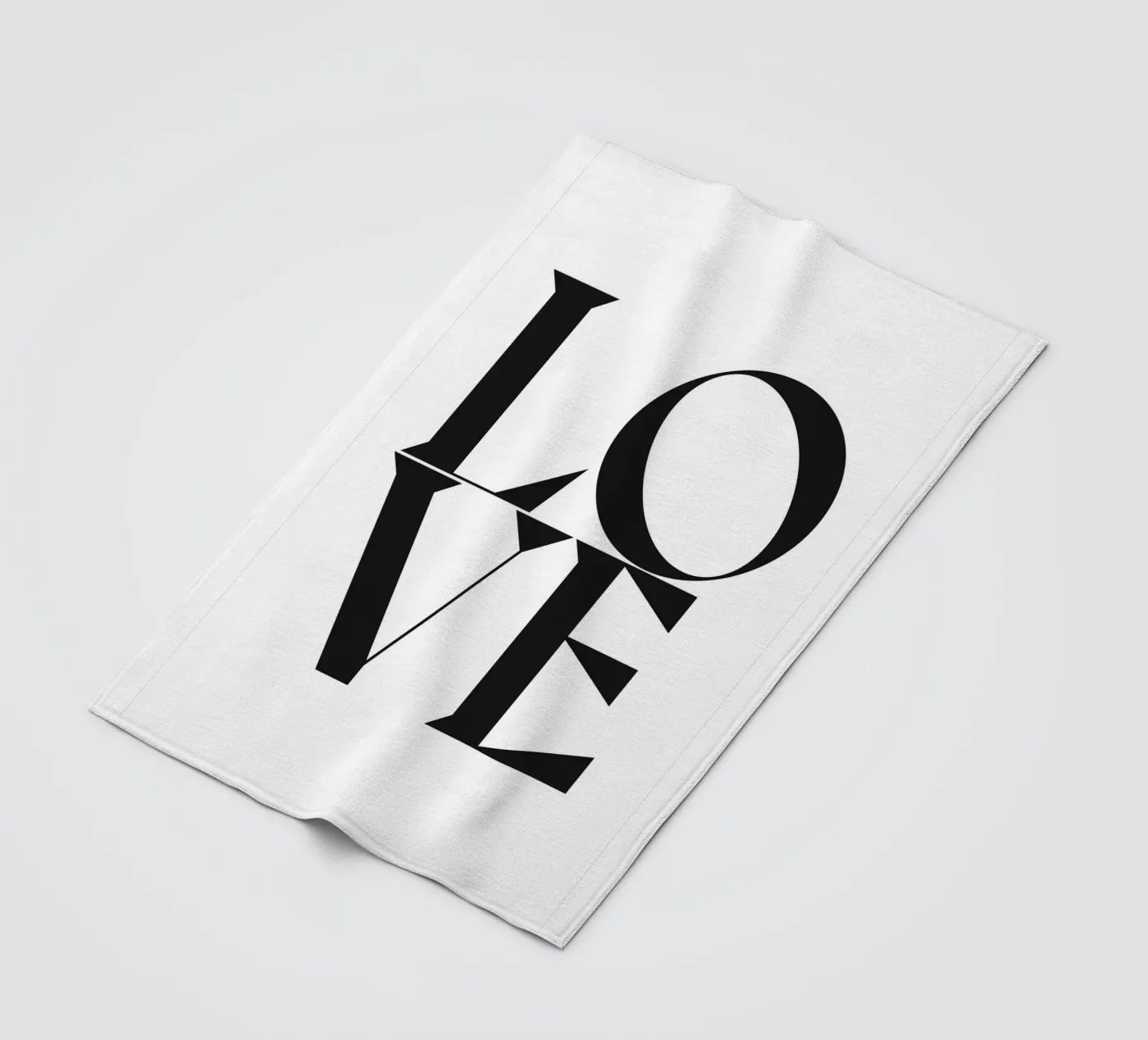 L O V E fleecedeken van n.4