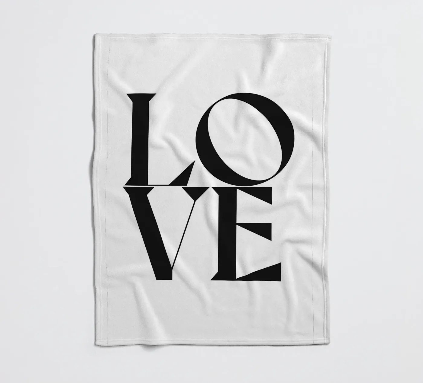 L O V E fleecedeken van n.4