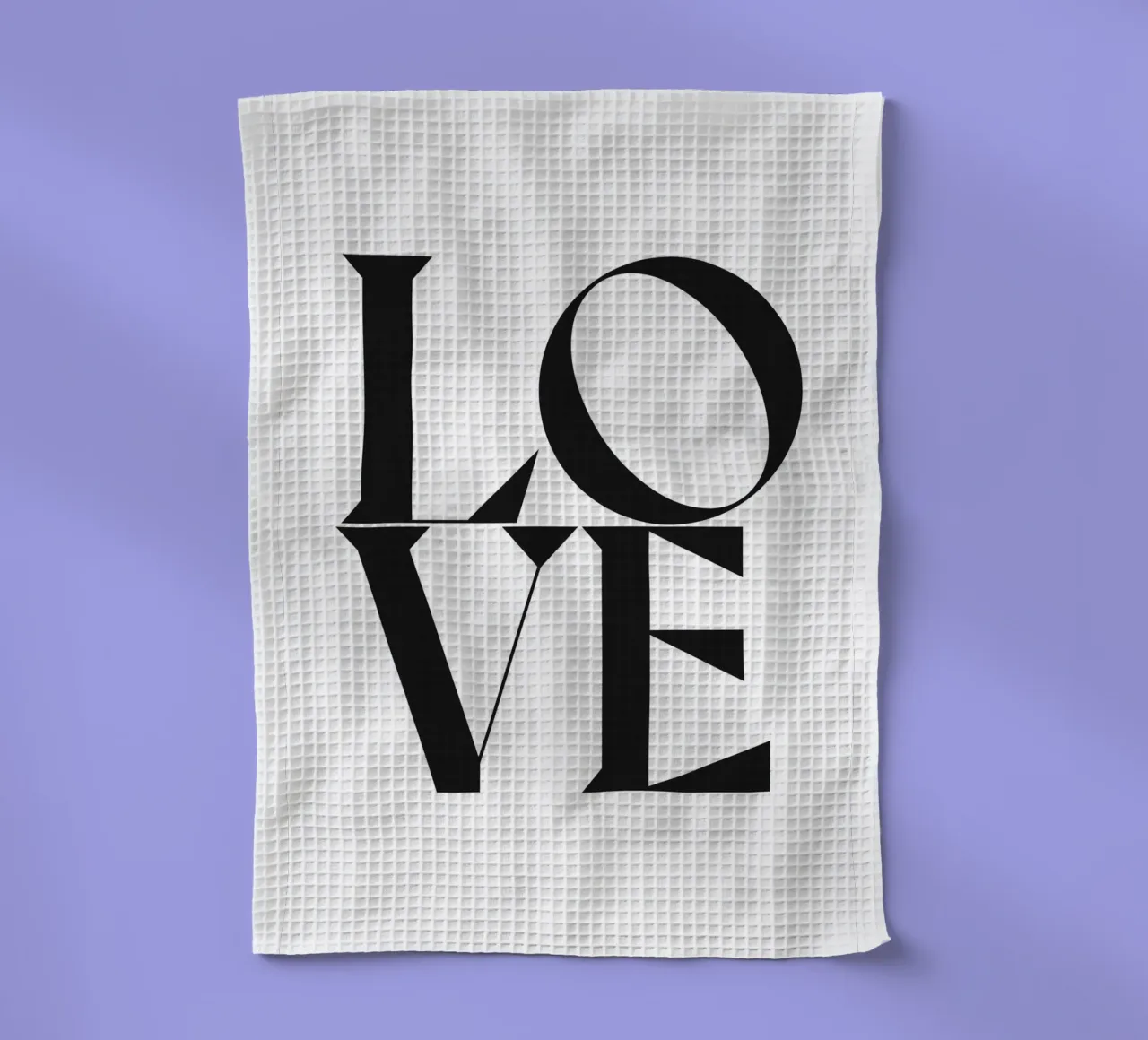 L O V E torchon de n.4