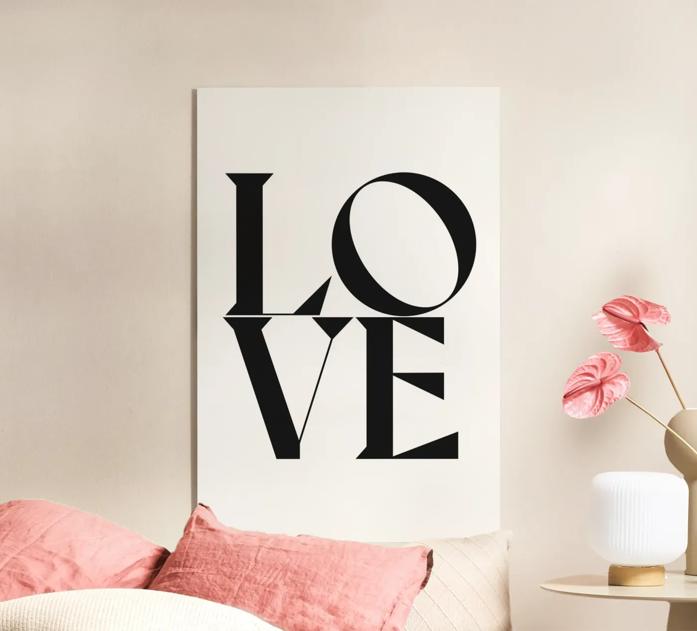 L O V E plexiglass da n.4