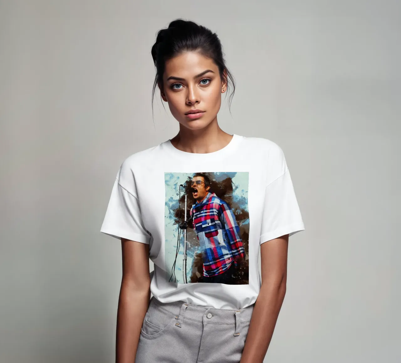 Smudge Liam Gallagher t-shirt da Gunawan Rb