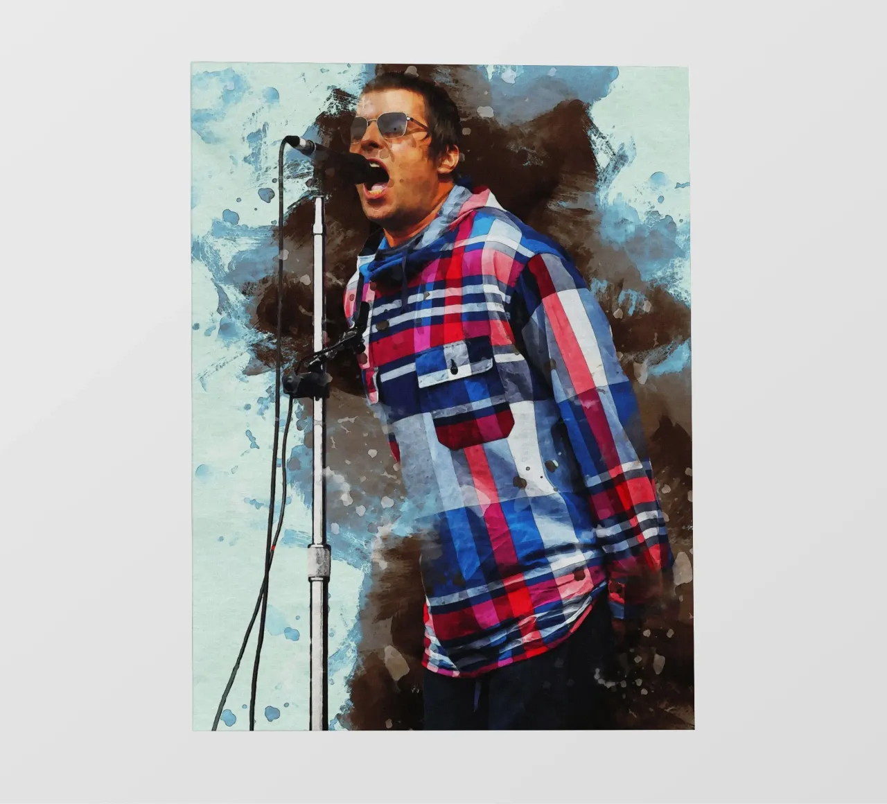 Smudge Liam Gallagher pellicola backlit da Gunawan Rb