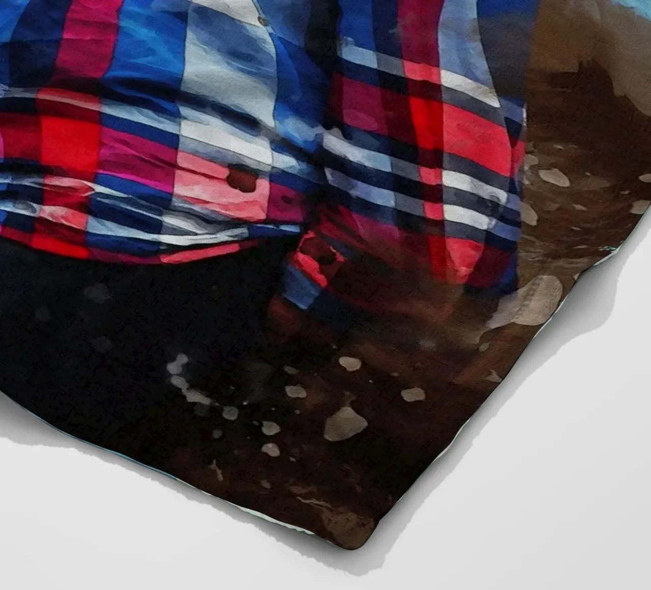 Smudge Liam Gallagher coperta in pile da Gunawan Rb