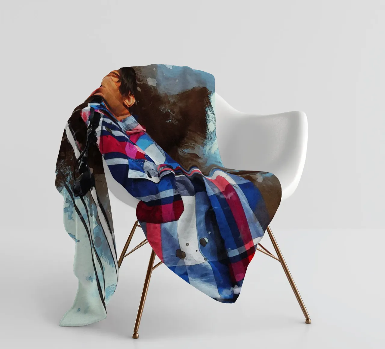 Smudge Liam Gallagher coperta in pile da Gunawan Rb